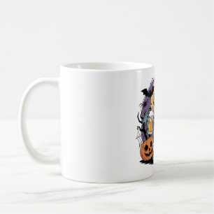 Mug Drôle Halloween Lizard Skeleton avec bière