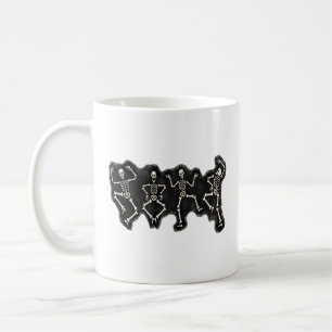Mug Drôle Halloween Lover Dance avec le squelette