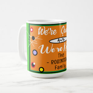 Mug Drôle Halloween Quirky Orange Nom de famille
