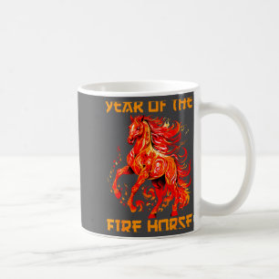 Mug Drôle heureux feu année lunaire nouvelle cheval ch