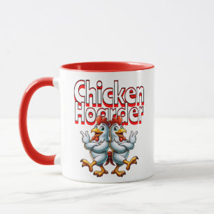 Mug Drôle Hoarder au poulet
