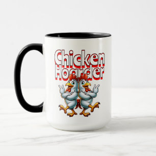 Mug Drôle Hoarder au poulet