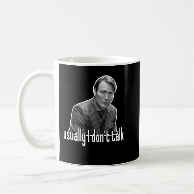 Mug Drôle Hommes Mads Influent Mikkelsen Cadeau Musiqu (Gauche)