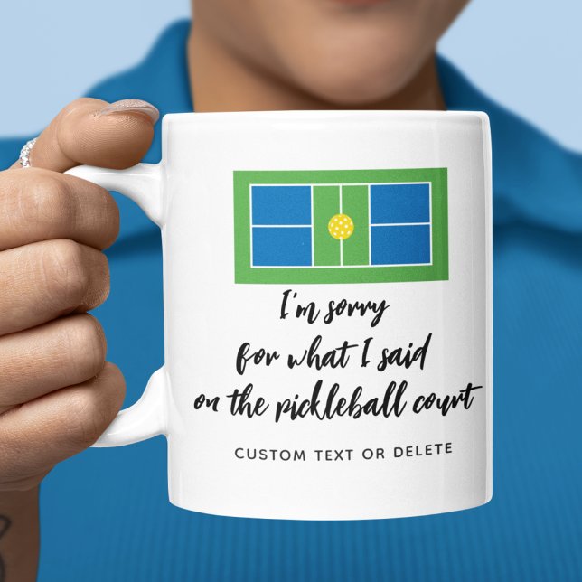 Mug Drôle Humour Pickleball, Pickle Baller Cadeau pers (Créateur téléchargé)