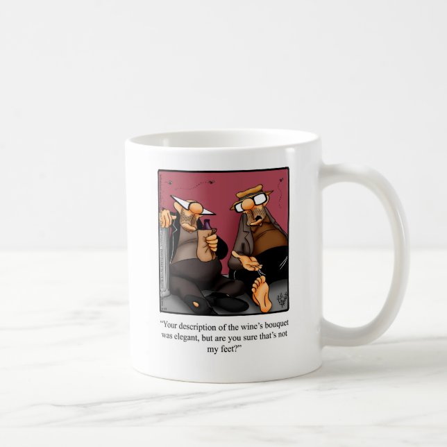 Mug Drôle Humour Vin Pour Les Amateurs De Vins (Droite)