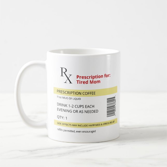 Mug Drôle Idée Cadeau Pour Maman, Louveuse De Café - R (Gauche)