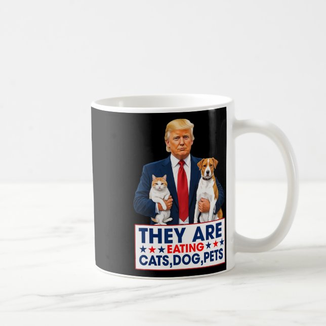 Mug Drôle Ils Mangent Les Chiens Les Chats Les Animaux (Droite)