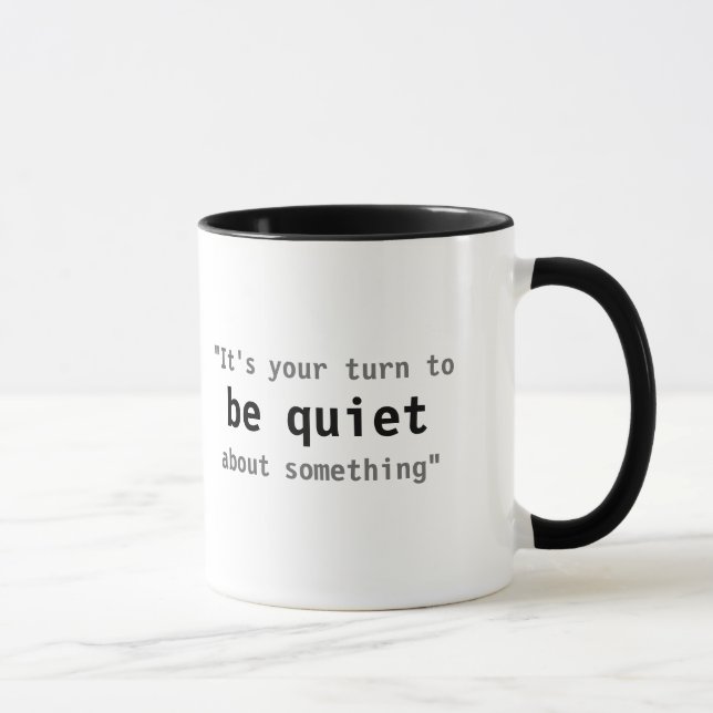 Mug Drôle Introvert Slogan - Vous Être Calme (Droite)