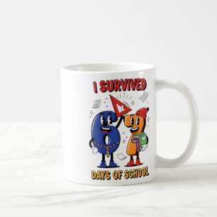Mug Drôle j'ai survécu 67 jours de classe mème gosses