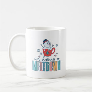 Mug Drôle, j'ai un mignon bonhomme de neige