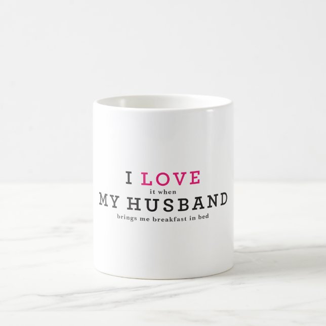 Mug Drôle, J'Aime Quand Mon Mari (Centre)