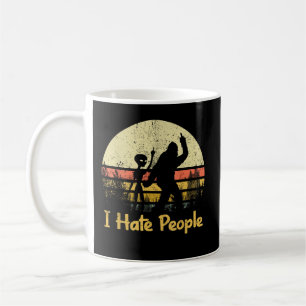 Mug drôle je déteste les gens