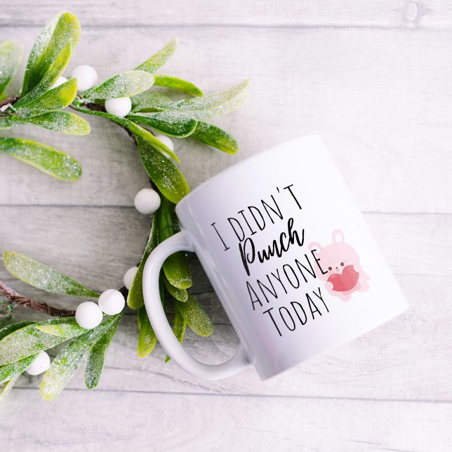 Mug Drôle, je n'ai pas puni personne aujourd'hui (Créateur téléchargé)