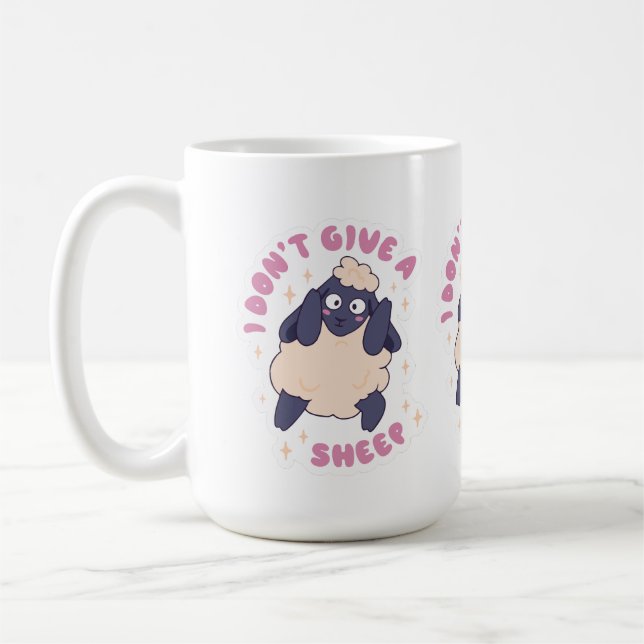 Mug Drôle je ne donne pas un mouton (Gauche)