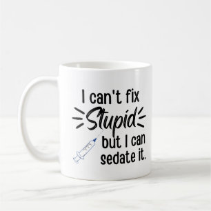 Mug Drôle, je ne peux pas réparer les bêtises, mais je