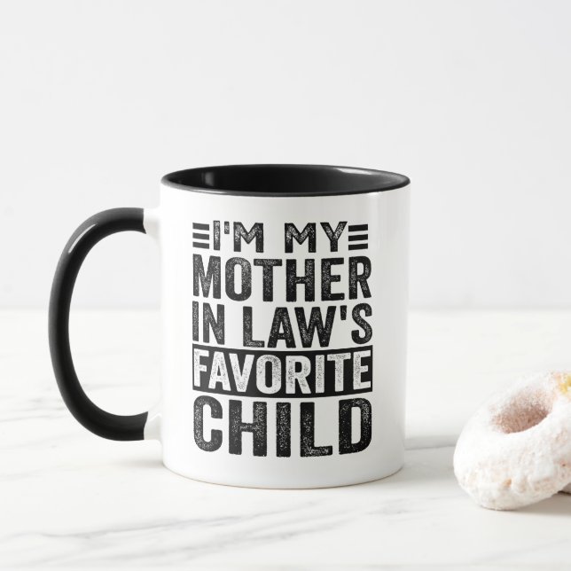 Mug Drôle Je suis ma mère dans l'enfant favori de Law (Avec donut)
