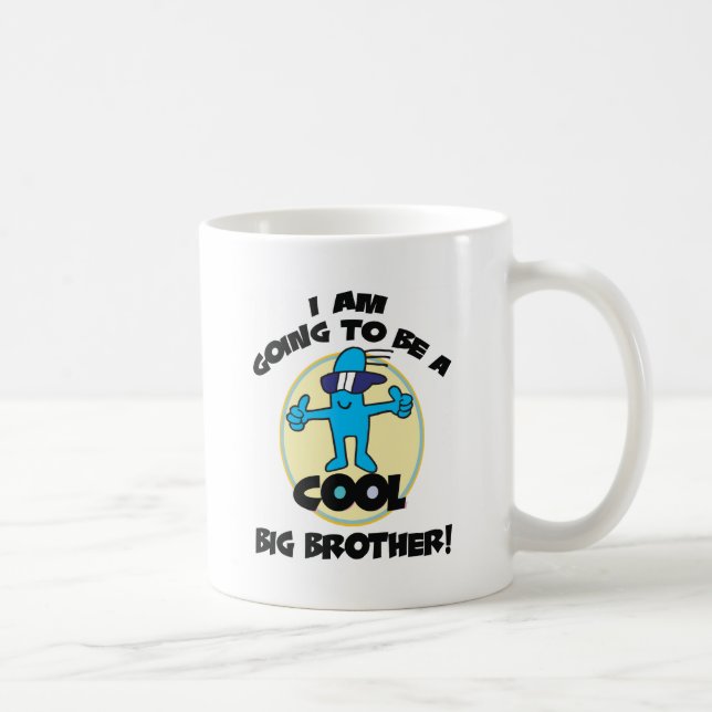Mug Drôle je vais être un frère (Droite)