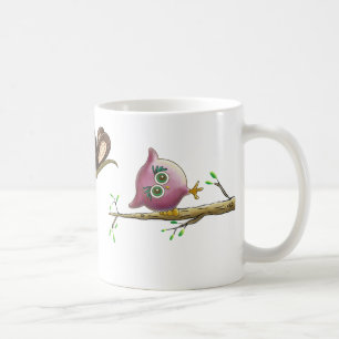 Mug Drôle jolie photo de chouette