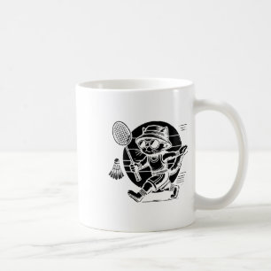 Mug Drôle Joueur Badminton Love Shuttle Design 25