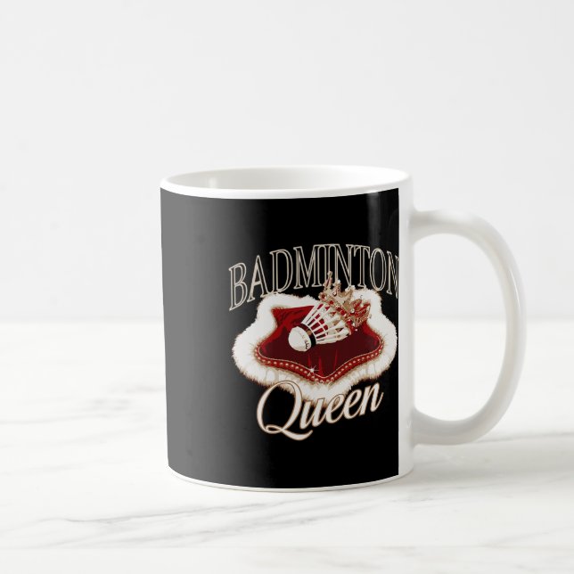 Mug Drôle Joueur Dminton Love Shuttle Design 9 (Droite)