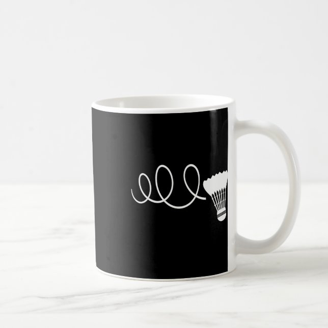 Mug Drôle Joueur Dminton T Chemises Shuttle Shuttle Te (Droite)
