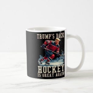 Mug Drôle Joueur Trump Cool Vintage de hockey sur glac