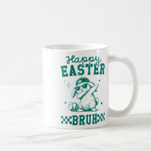 Mug Drôle Joyeux Lapin Bruh Pâques Dabbing mignon Pâqu