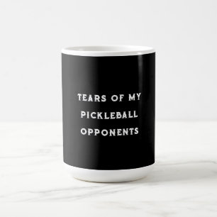 Mug Drôle larmes de mes adversaires de la typographie
