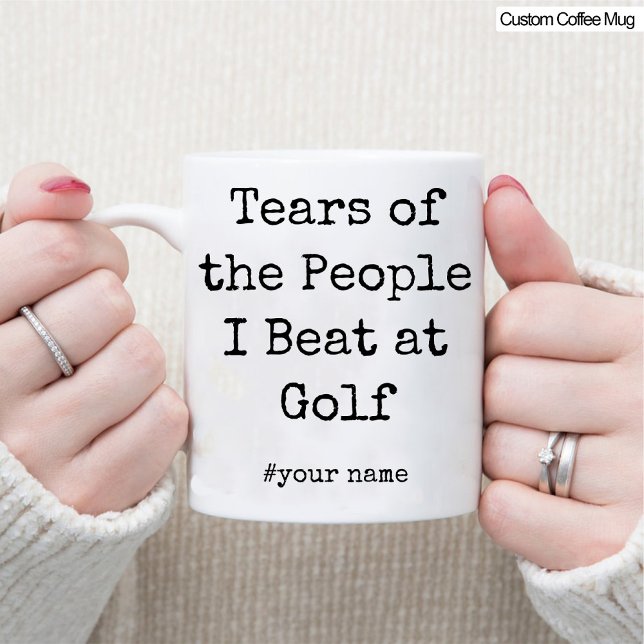Mug Drôle Larmes des gens que je bat au golf (Funny Tears of the People I Beat At Golf Mug)