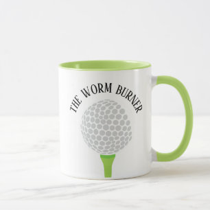 Mug Drôle Le Worm Burner Golf Ball Tee