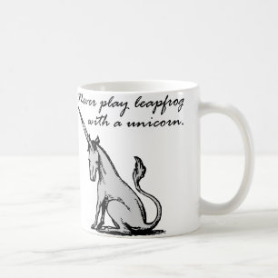 Mug drôle Leapfrog avec une licorne ou mug de voya