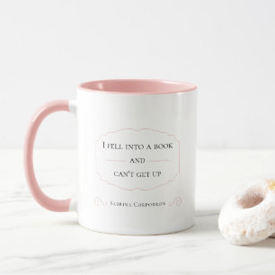 Mug Drôle livre cadeau de l'auteur   Je suis tombé dan