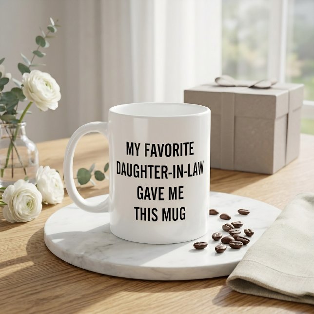 Mug Drôle Ma filleule préférée m'a donné ceci (Créateur téléchargé)