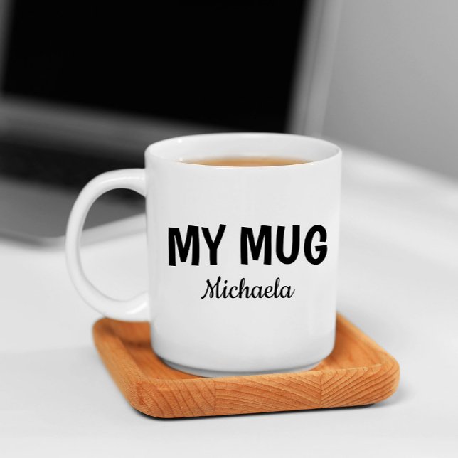 Mug Drôle "Ma Tasse" en Police Cool (Créateur téléchargé)
