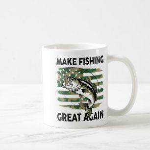 Mug Drôle Make Fishing Great Again Camo B Fish Amériqu