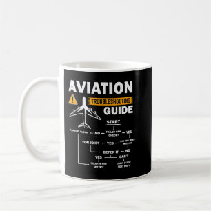 Mug Drôle manuel de dépannage de l'aviation