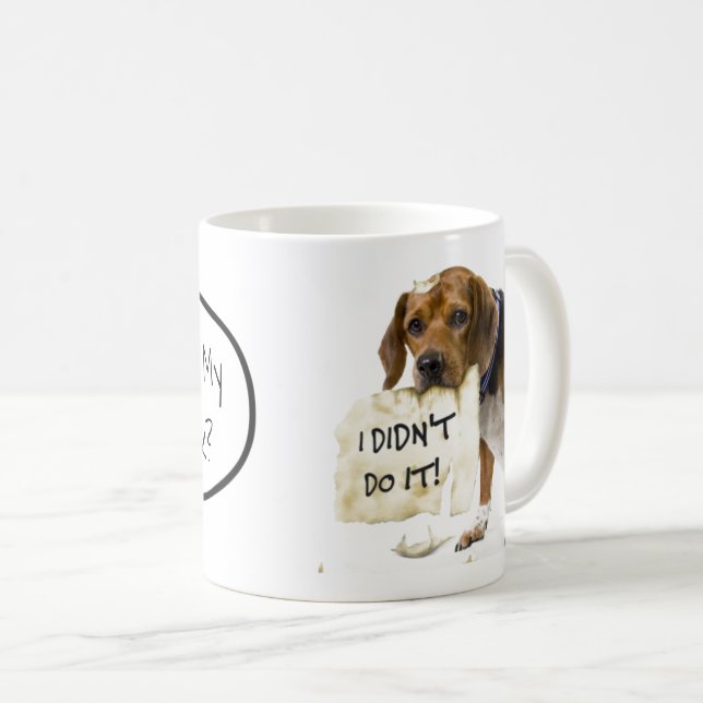 Mug Drôle Mauvais Chien Chien Chien Chien Chien Chien  (Devant droit)