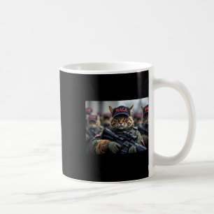 Mug Drôle Mega Cat Avec Fusil - Humoristique Donald Tr