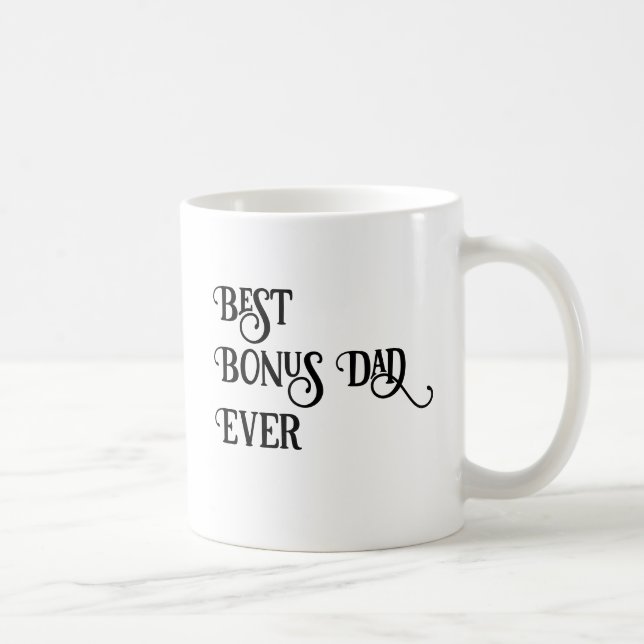 Mug Drôle Meilleur Bonus Papa Jamais Pour La Fête des  (Droite)