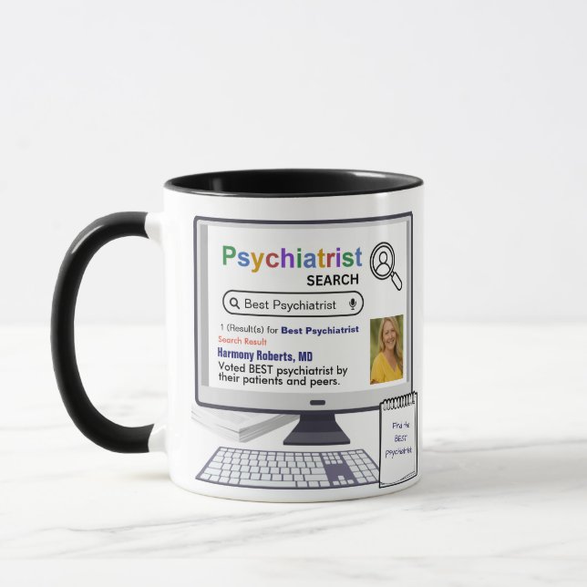 Mug Drôle Meilleur Psychiatre Résultat De Recherche Av (Gauche)
