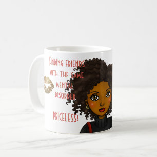 Mug Drôle meilleurs amis avec le même trouble mental c