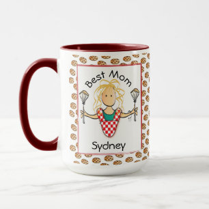 Mug Drôle Mère Maman Cuisine de dessin Cookie Café