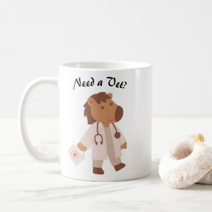 Mug Drôle Mignon Kawaii Humour de Vétérinaire Soins de