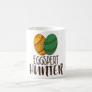 Mug Drôle mignon Pun de Pâques Eggspert Hunter Citatio