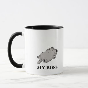 Mug Drôle mon chat de patron