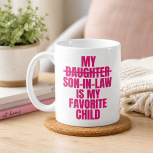 Mug Drôle Mon Gendre Est Mon Enfant Préféré
