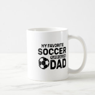 Mug Drôle Mon Joueur De Football Favori M'appelle Papa