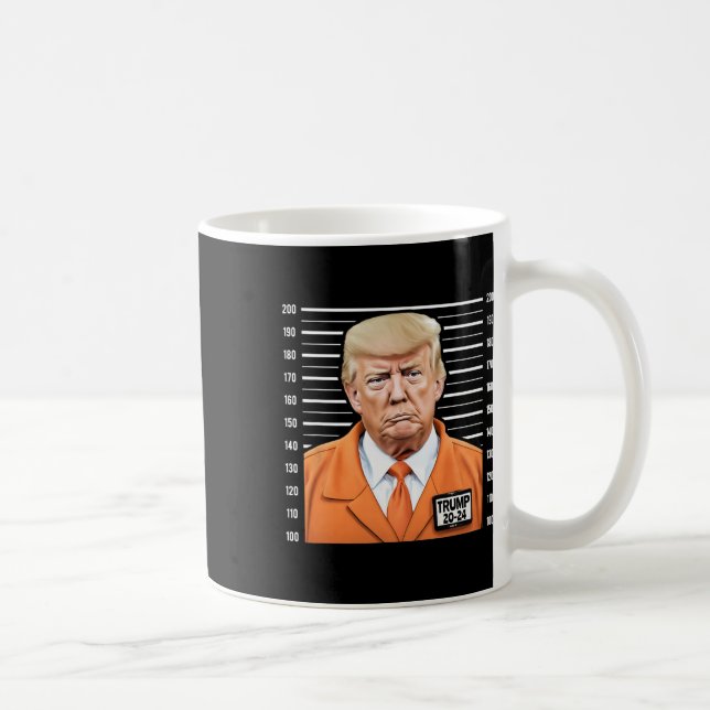 Mug Drôle Mugshot du prisonnier Trump 2024 (Droite)