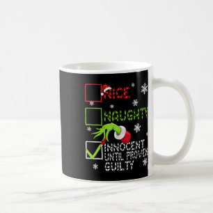 Mug Drôle Naughty Innocent jusqu'à preuve du contraire