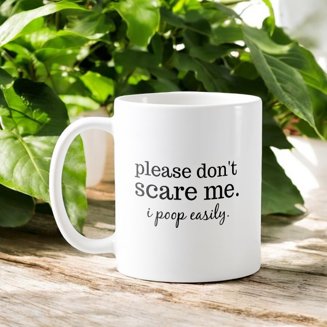 Mug Drôle ne me crains pas la typographie (Créateur téléchargé)